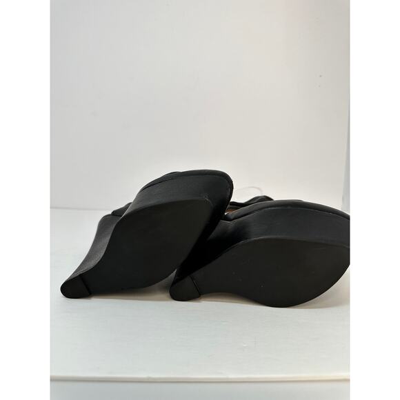 L.A.M.B. by Gwen Stefani Caitlyn Platform Heels, Black Leather size US 6 - Picture 9 of 12